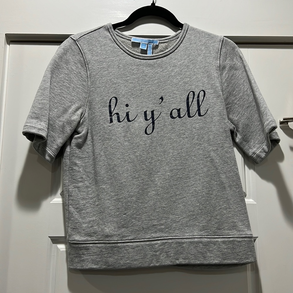 Draper James Short-Sleeve Sweatshirt